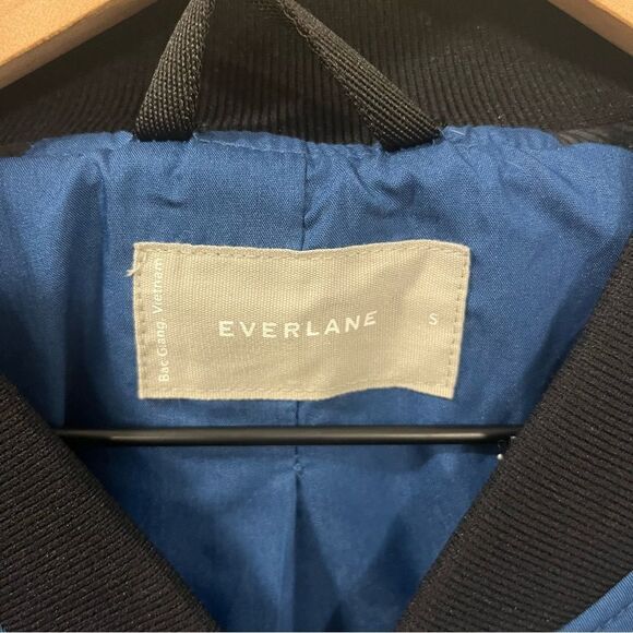 Everlane Blue Bomber Jacket NEW Small - Picture 13 of 16